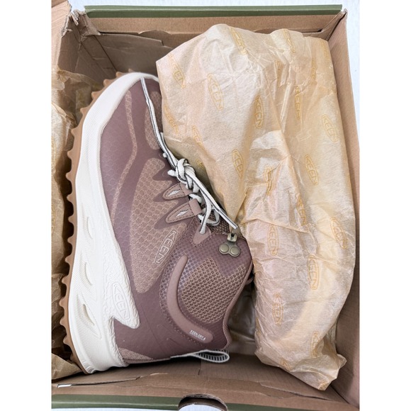 Keen Womens Zionic Waterproof Hiking Boot Warm Taupe Birch 1029788 Size 7.5 NEW - Picture 3 of 11